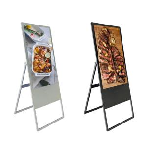 China 50 Inch Portable Kiosk Stand Android Advertising Poster For Shopping Mall Supermarket wholesale