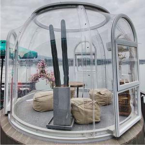 China PC Dome Clear Globe Tent Good Toughness For Leisure Facilities wholesale