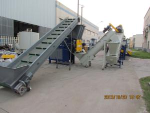 China 380V Bottle Washing Line , 300kg/H Film Washing Machine wholesale