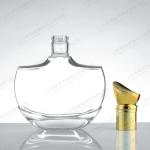 Cork Shaped 500ml Glass Bottles for Alcoholic Beverages Rubber Stopper Sealing