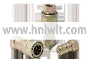 China Nitrile Rubber Steel Hydraulic Quick Connector 5000 PSI Certified ISO/CE 12 GPM Flow Rate wholesale