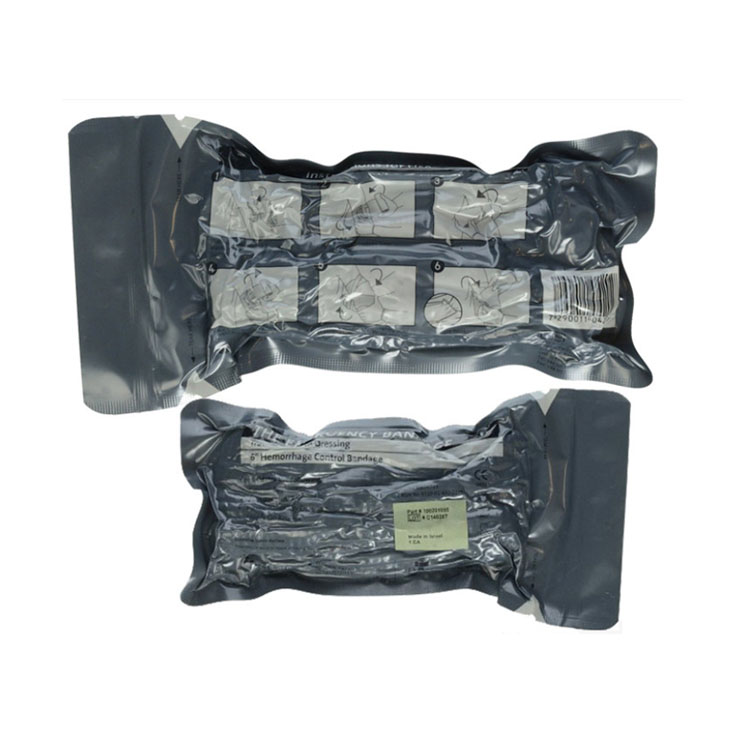 2 layer 4 layer Military emergency trauma israeli field dressing/compression bandage