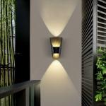 IP65 water proofing exterior wall lamps outdoor COB 6W led wall lights outside