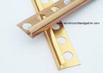 Durable Kitchen Metal Aluminium Tile Edge Trim 10mm For Backsplash
