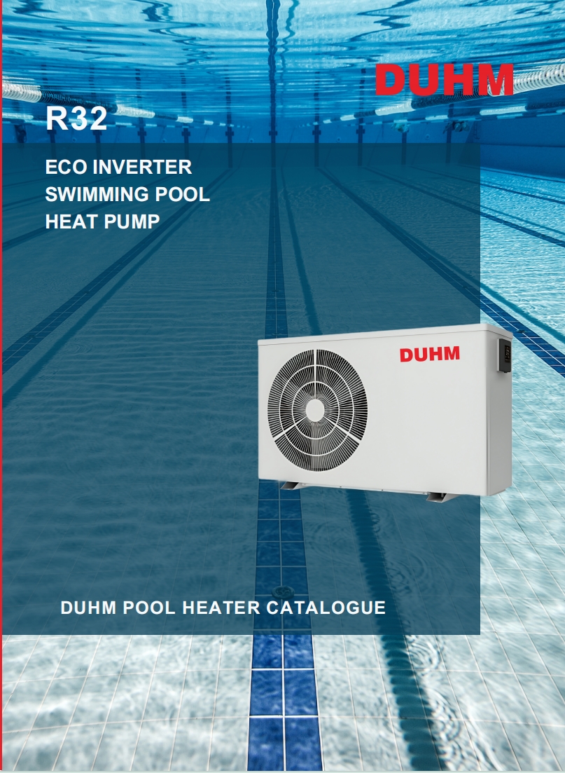 English Operating Language 31kw DC Inverter Air Source Heat Pump For Spa Water Heating
