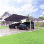 10KW 30KW Hot Galvanized Steel Solar PV Carport