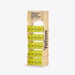 Moisturizing Cream Wooden Display Shelf Unit Plywood Skin Care Product Display