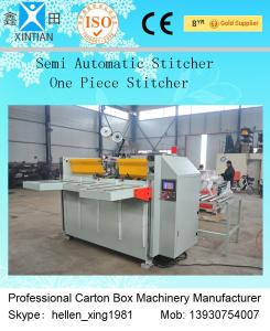 China Automatic Corrugated Cardboard Carton Box Stapler Stitching Machine wholesale