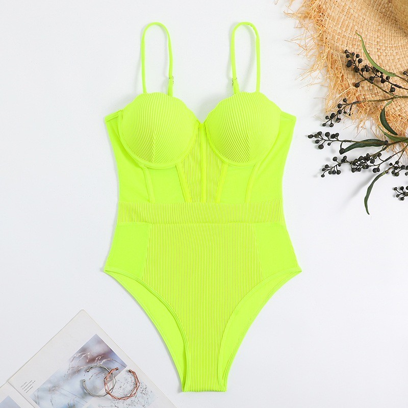 Vacation Ladies One Piece Swimming Costumes For Plus Size Women