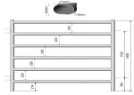 Oval Tube Cattle Farm Fencing Panels