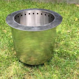 China Double Flame Smokeless Camp Stove Stainless Steel Fire Pit Outdoor wholesale