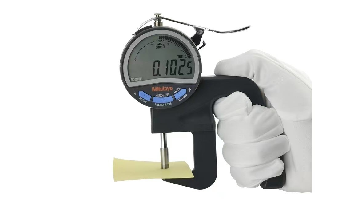 Paper Film Leather Cloth Digital Dial Thickness Gauge