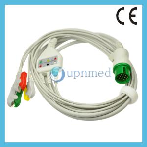 China Spacelabs one-piece series 5 leadwires ECG cable wholesale