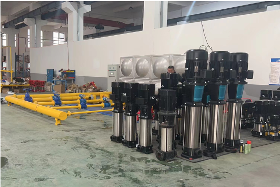 Booster Multistage Centrifugal Pressure Pump Inline Vertical 220V-380V