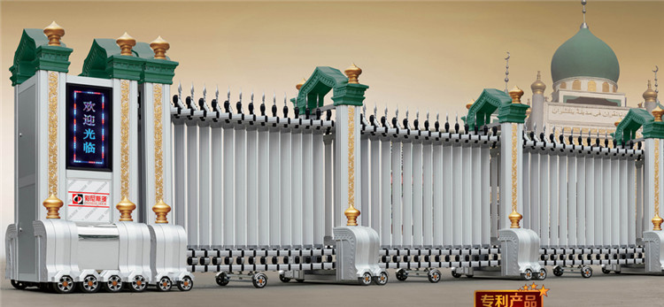 Stadium 19m / Min Electric Retractable Door Automatic Sliding Gate