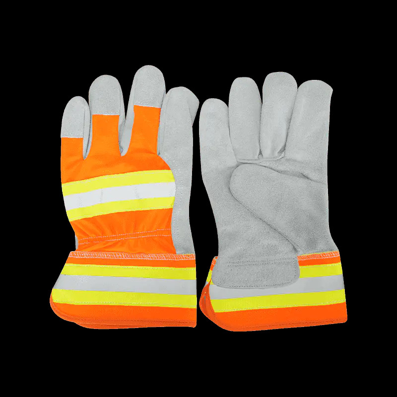 Cow Split Leather Work Gloves, cow split leather glove, cow split work glove, leather safety glove