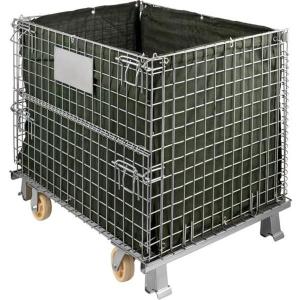 China TLSW Industrial Foldable Wire Mesh Containers Capactity 1000kg wholesale