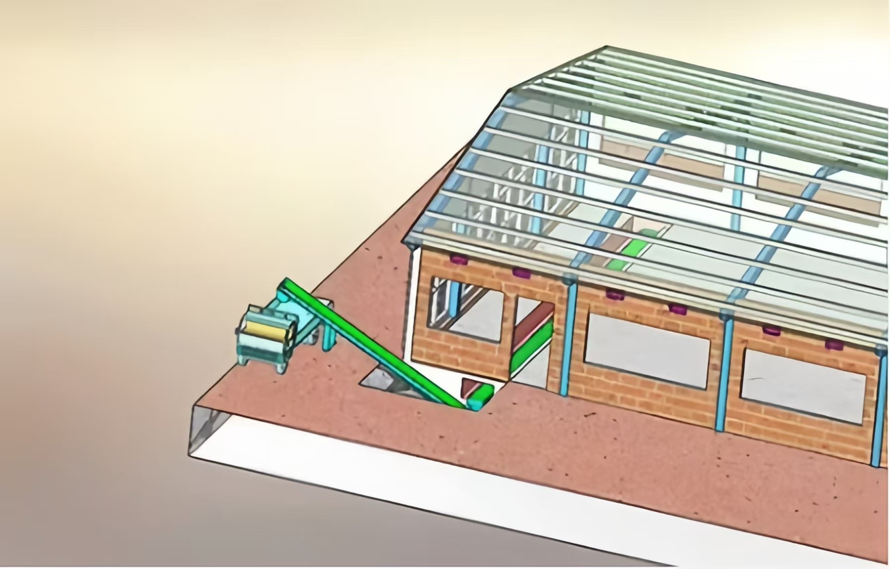 Automatic Poultry Farm Chicken House Feeding Line A Type Layer Chicken Cage Equipment