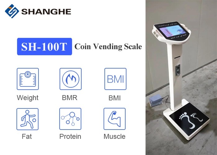 Digital Coin Operated 385kcal Fat 50% Weight Vending Machine