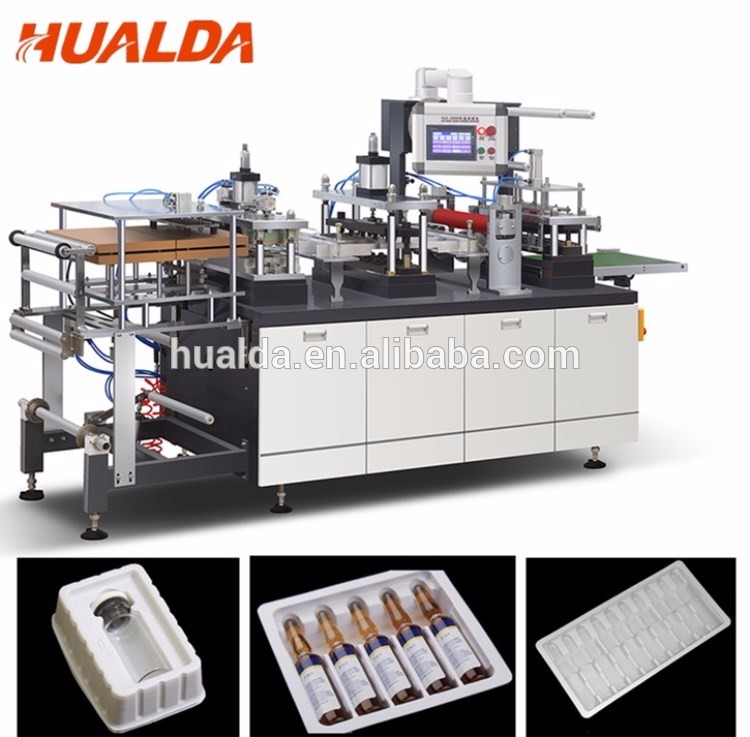 Small plastic bakery cake tray box making machine with good price