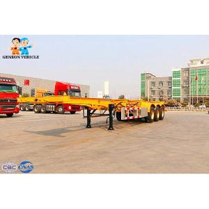 China 20 Feet Skeleton Intermodal Genron Container Semi Trailer wholesale