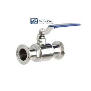 China Steel Sanitary Valve Quick Card Ball Valve for DIN 3A Stainless Steel 304 316 wholesale