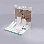 Brushed Matt Acrylic Jewelry Display Set Necklace Earring Ring Pendant Bracelet