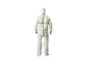 China Polypropylene Lab Coat Disposable Hospital Gowns CE CAT III Type 5 / Type 6 wholesale