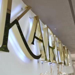 China 12V LED Acrylic Backlit Letters for Outdoor Business Signs Custom LED Signage Letters wholesale