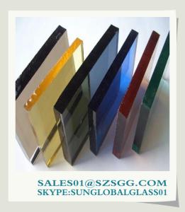 China 5mm natural color tinted glass wholesale