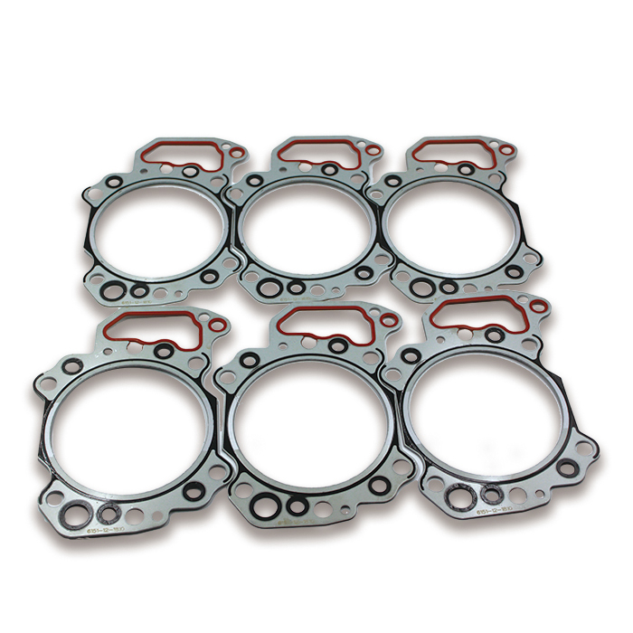 SHIPPING WAYS DHL TNT UPS EMS 6D125 Cylinder Head Gasket Kit For KOMATSU PC400 PC300 PC200 Cylinder Overhauling Gasket Kit