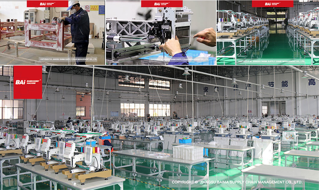 CE Multi Needle Home Embroidery Machine 500mm One Head