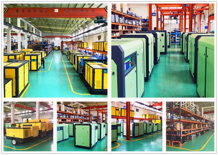 160kw 220hp Inverter Driven Compressor / Variable Speed Screw Compressor