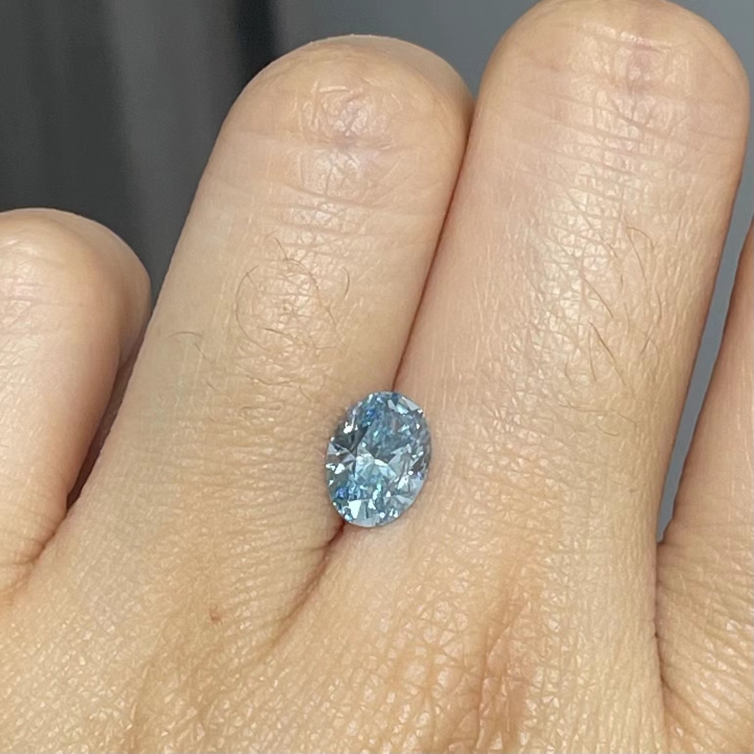 Jewelry Decorations 1.66Carat Blue Synthetic Loose Lab Grown Diamonds VS1