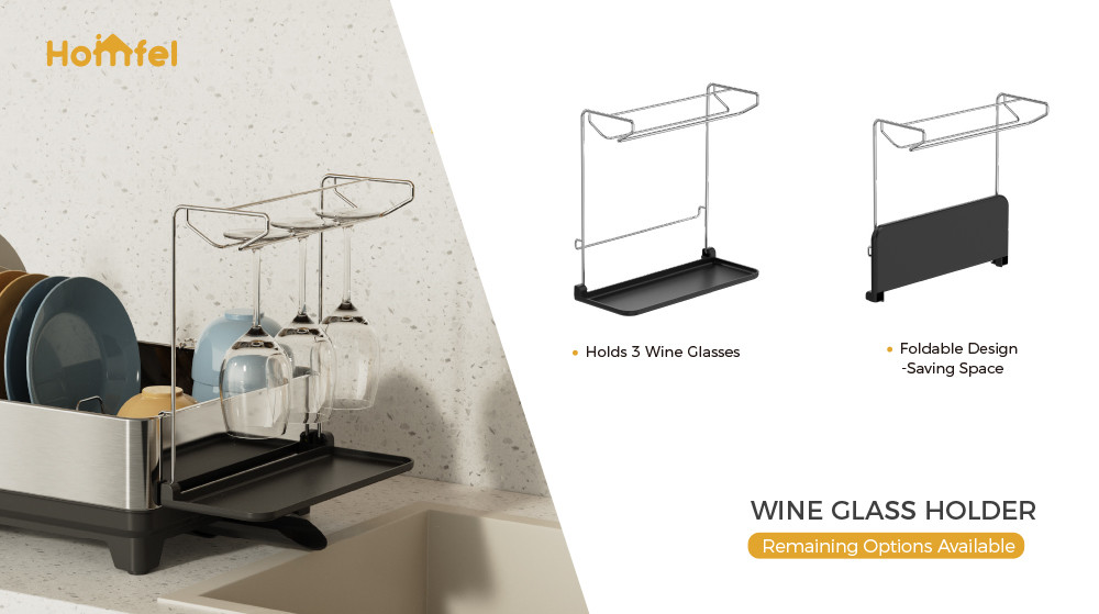 Rectangle Stainless Steel Detachable Dish Rack For Organizing