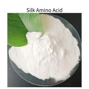 China Ph5-7 Silk Amino Acid White Powder Total N 14.5%100% Soluble Comestic Raw Material wholesale