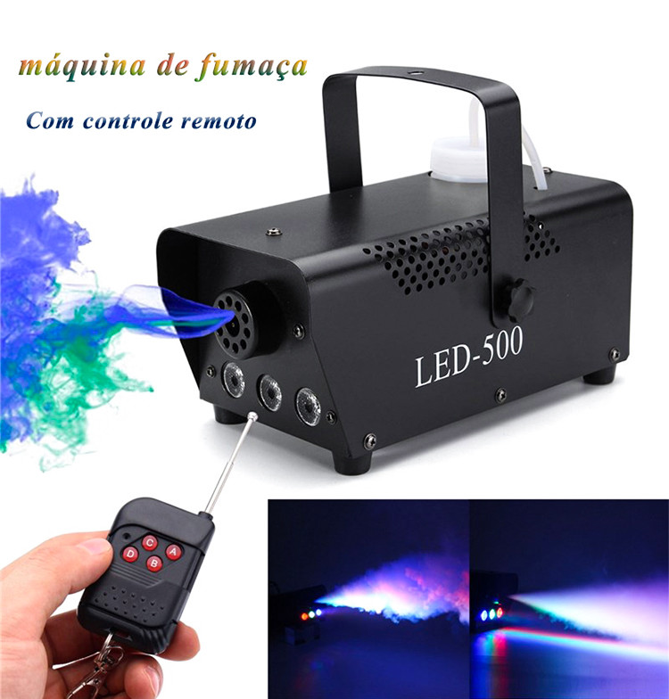 Liquid Mist Portable Fog Machine Remote Control Mini Smoke Machine 500w