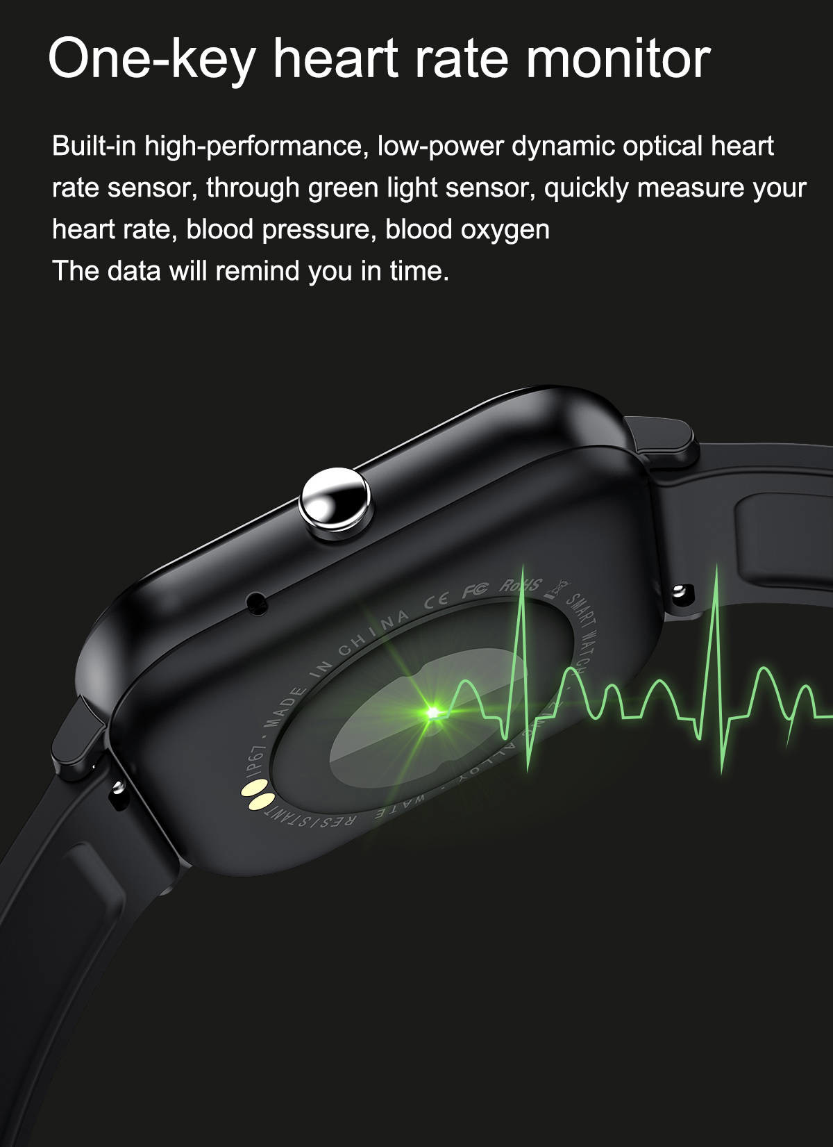 Boys Exercise Monitor 1.54 Inch Smart Watch 200mAh Long Battery Time Sleep Detection