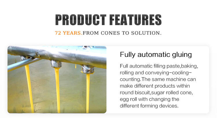 Stainless Steel Commercial Industrial Wafer Biscuit Processing Equipment Wafer Biscuit Machinery