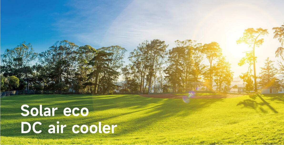 New Solar Eco Dc Air Cooler Big Air Flow Factory Office Model Lp-6000