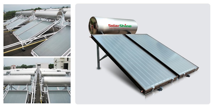 Reliable Stainless Steel Thermosyphon Solar Water Heater Flat Roof Bracket