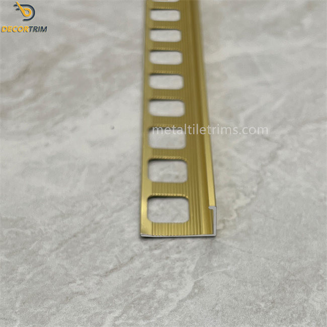 L Shaped Customizing Metal Tile Trims Tile Profile Aluminium