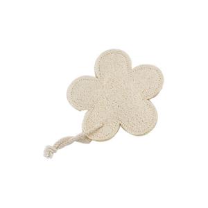 China Flower Shape Natural Body Scrubber Loofah Bath Pad No Stimulation wholesale