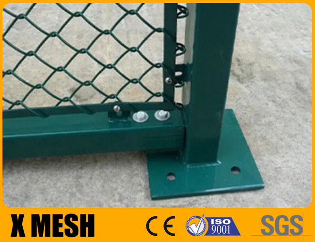 Sports Fields Chain Link Mesh Fence 4mm Wire Diamond Mesh Fence