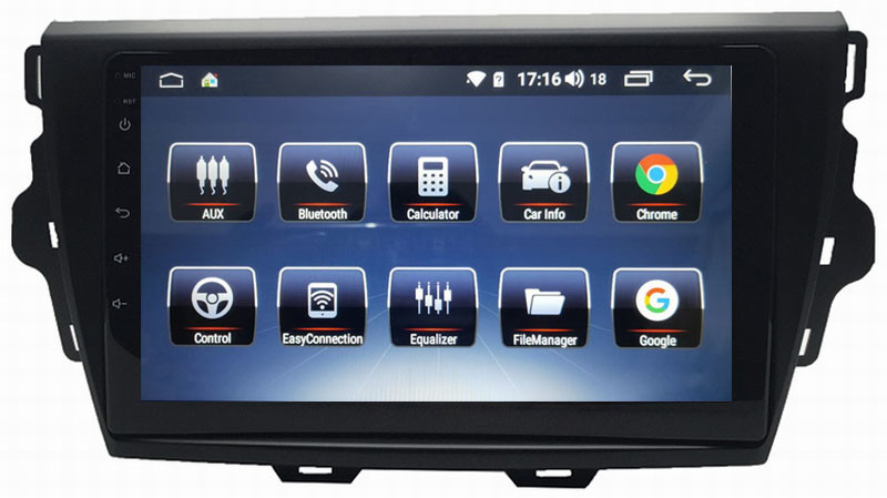 Ouchuangbo GPS navigation audio radio for Great Wall C30 support BT MP3 mirror link android 8.1 OS 4+64
