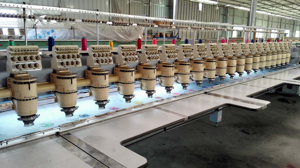 380V 50Hz Used Multi Needle Embroidery Machine Barudan BEDXH-YN-B20