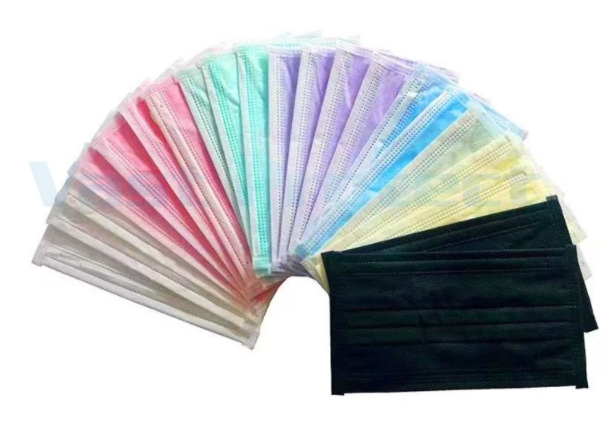 Shelf Life 2 Years EN14683 Hospital Supply Disposable 3 Ply Breathable Earloop Face Mask