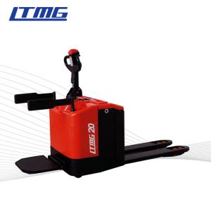China Yellow 2.5 Ton Full Electric Pallet Truck , Electric Walkie Pallet Jack Machine wholesale