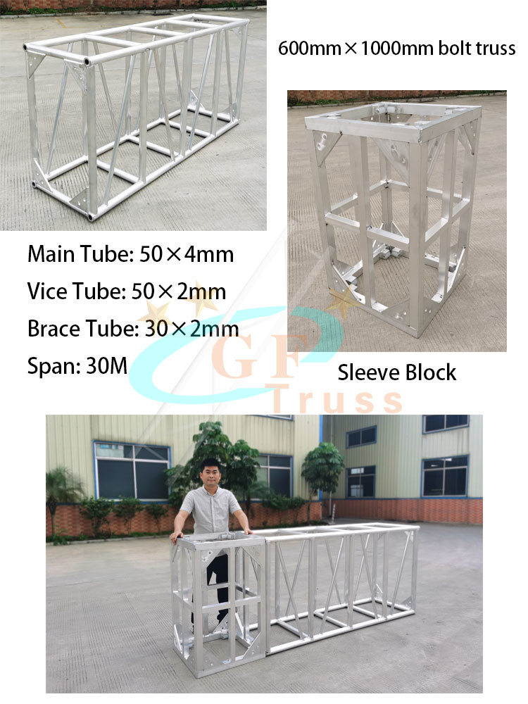 event Led Speak Hanging 4m Aluminum Screw Truss