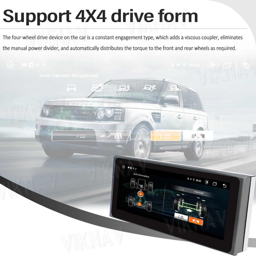 Viknav Video Player For Range Rover Vogue V8 L322 (2002-2012) 10.25 inch Car Radio Multimedia Touch Screen Stereo
